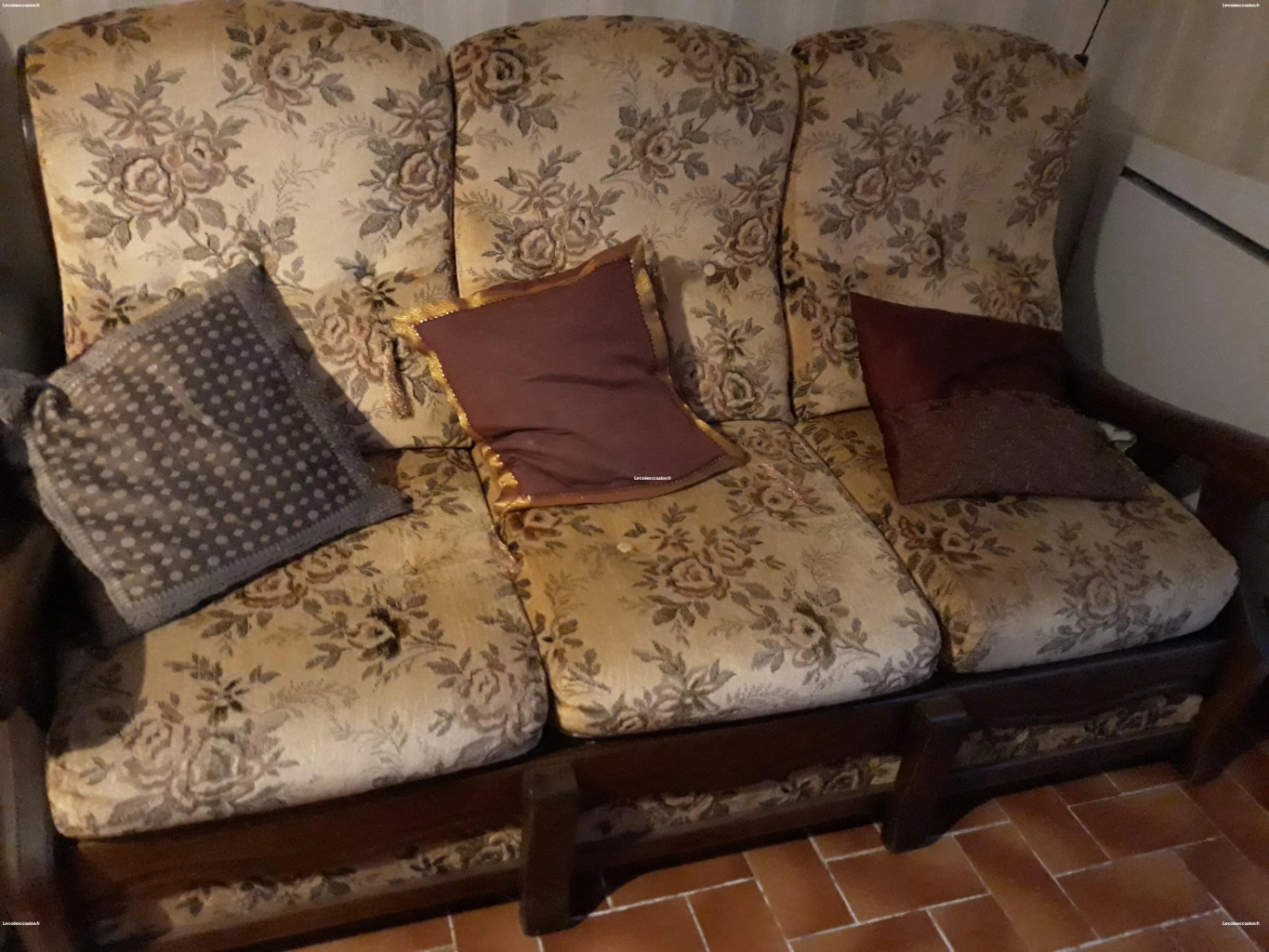 Canapé lit 2 fauteuils