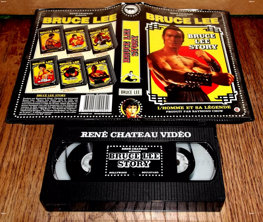 VHS Bruce Lee story René Chateau.