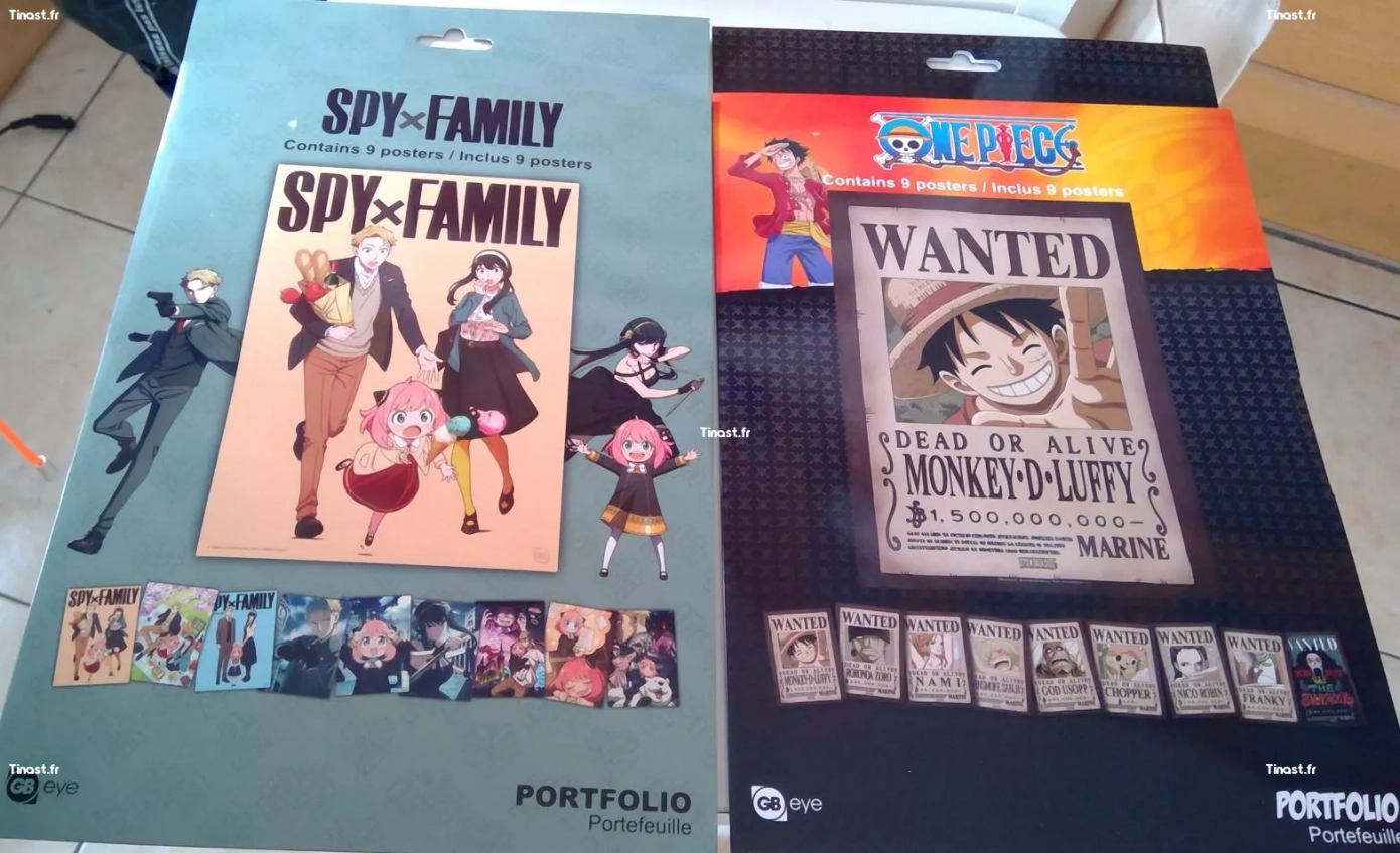 18€ Posters One Piece / Spy Family