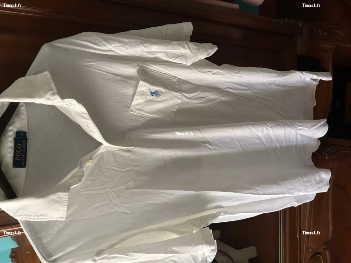 Polo blanc. Ralph Lauren.
