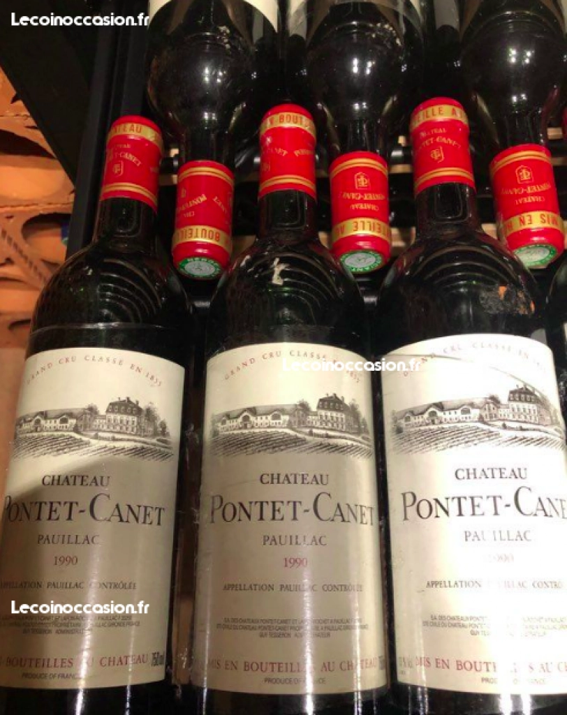 bouteilles de Pontet Canet 1990