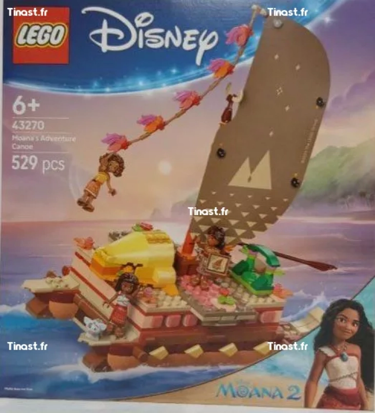 Le bateau de Vaiana Lego 43270