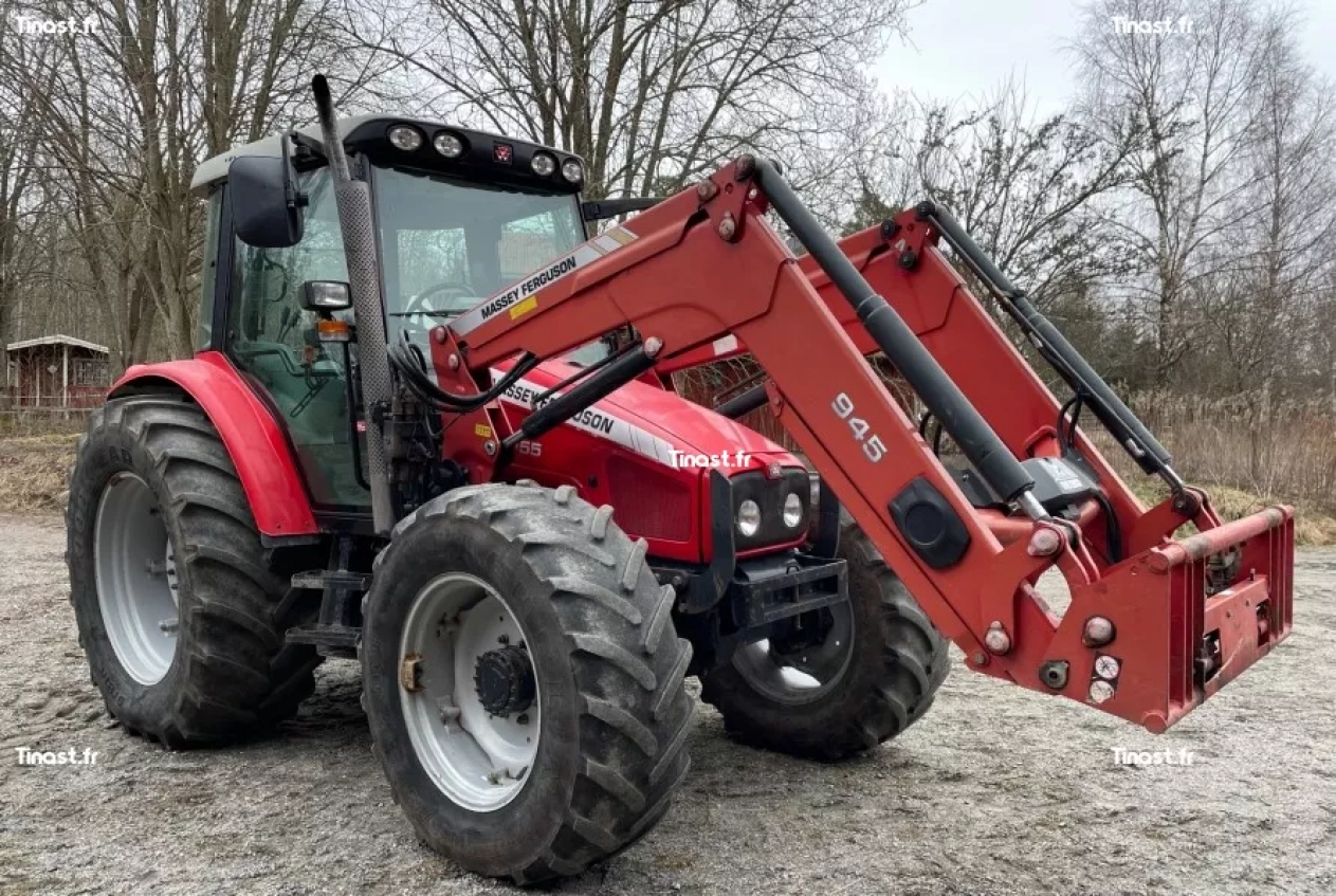 Tracteur Massey Ferguson 5455 4WD avec chargeur