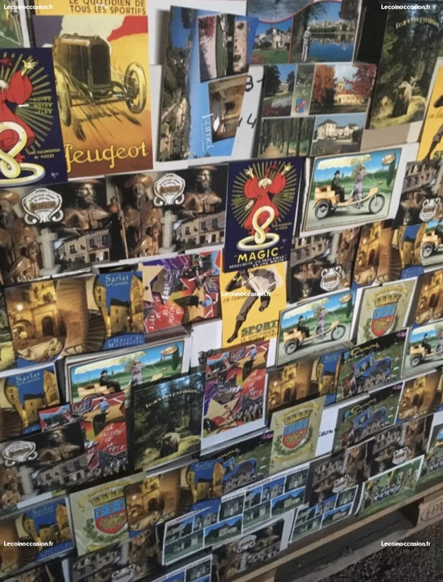 Énorme lot de 2000 cartes postales tout genre