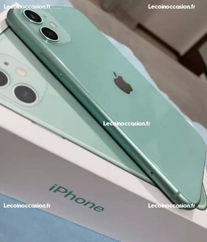 Iphone 11 bleu turquoise ACCESSOIRES + GARANTIE