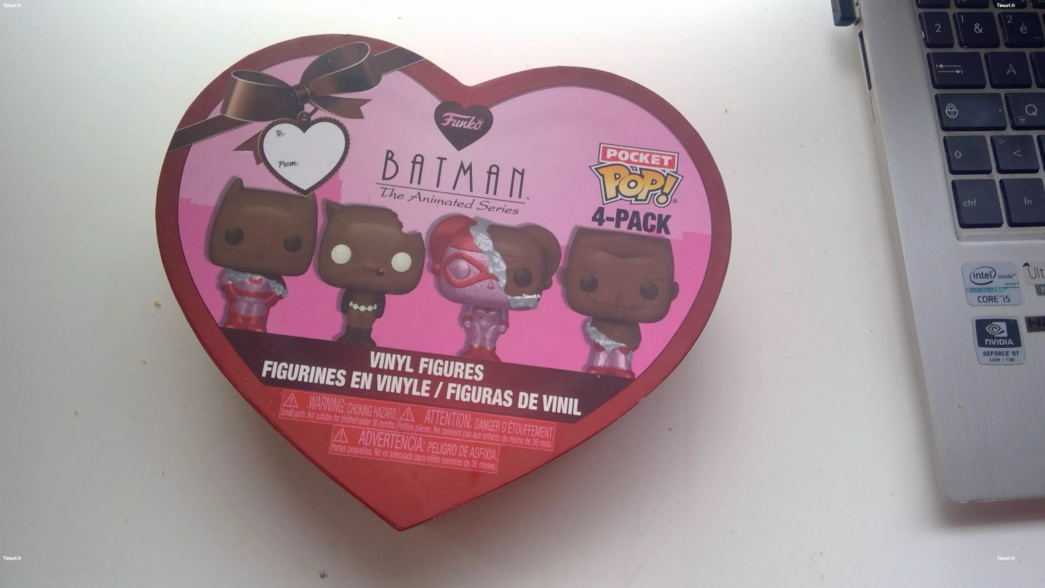 Valentines Box 4 Pack Batman