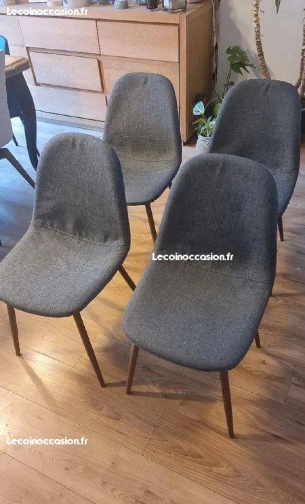 4 Chaises style scandinave