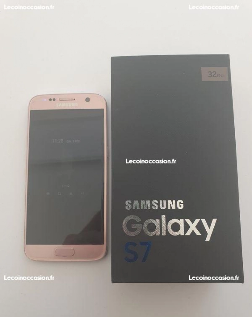 Téléphone portable Samsung S7 rose gold