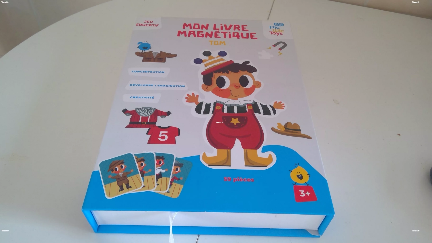 10€ MON LIVRE MAGNETIQUE TOM (piccic toys)