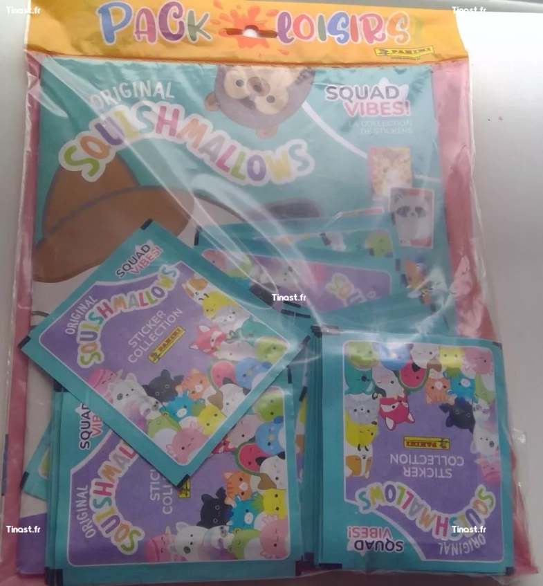 Squishmallow album stickers Panini