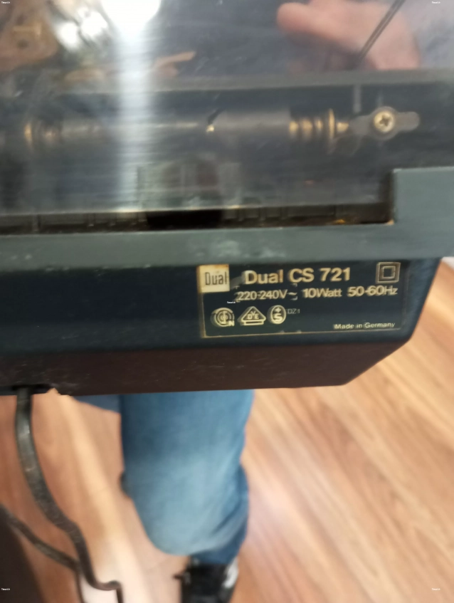 Platine vinyle Dual cs 721