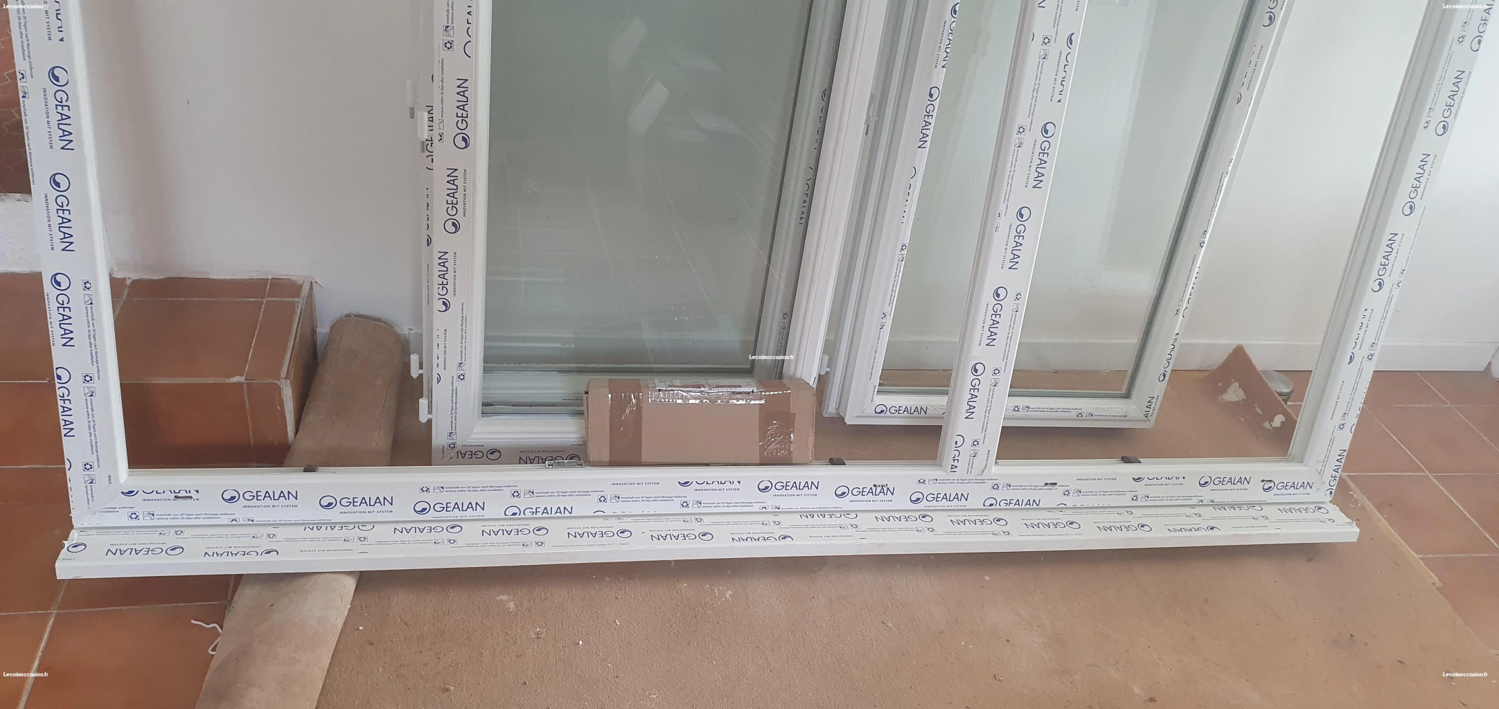 Neuf Fenêtre PVC Blanc 3 vantaux