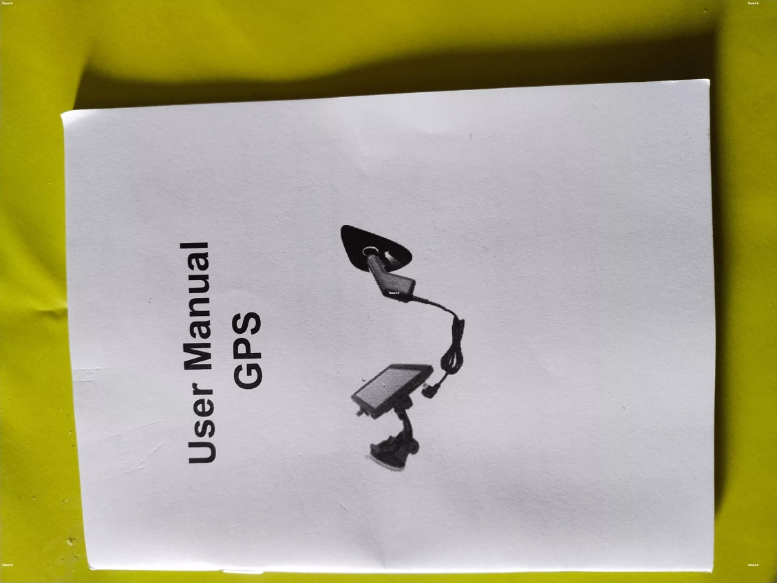 a saisir  GPS neuf
