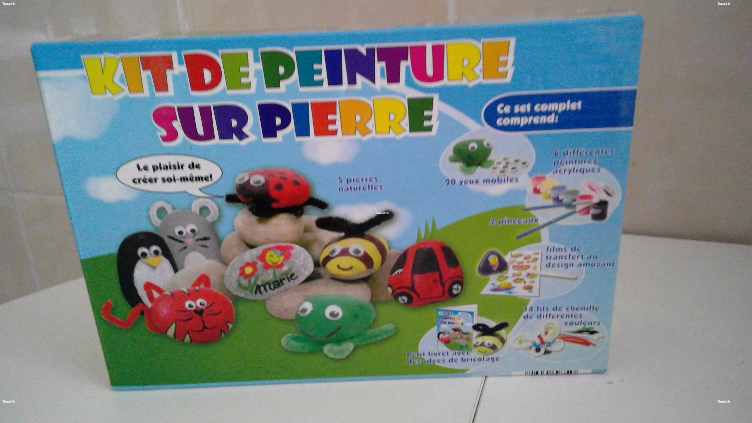 9€ KIT DE PEINTURE SUR LA PIERRE