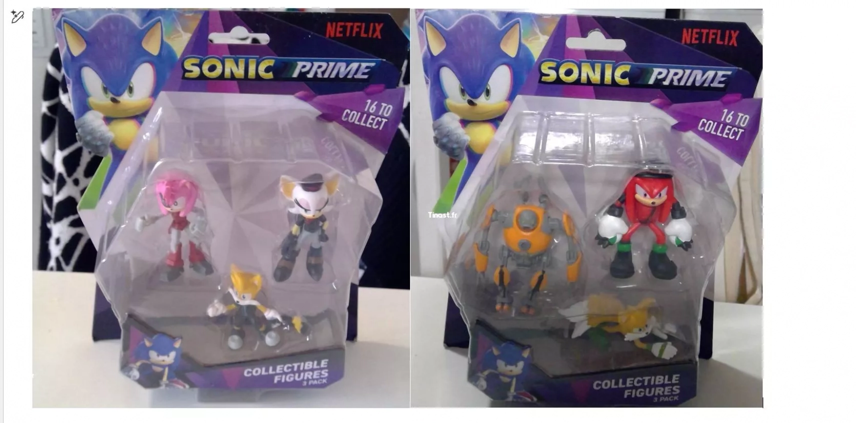 Pack 3 figurines Sonic prime