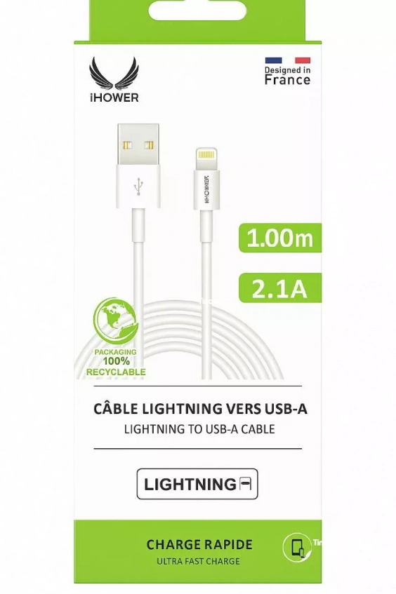 Câbles de charge rapide – iPhone, Android, tous modèles 