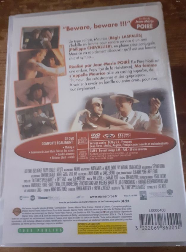 DVD "Ma femme s'appelle Maurice"
